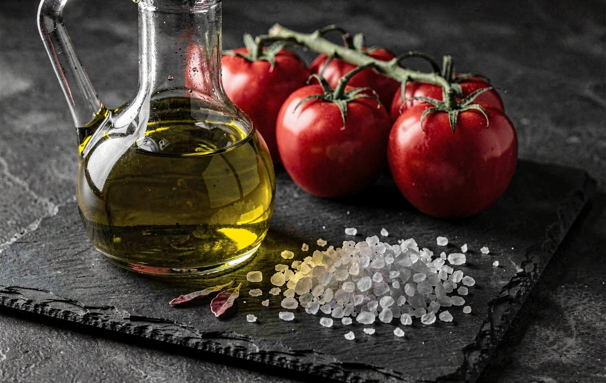 Ingredientes mediterráneos de alta calidad